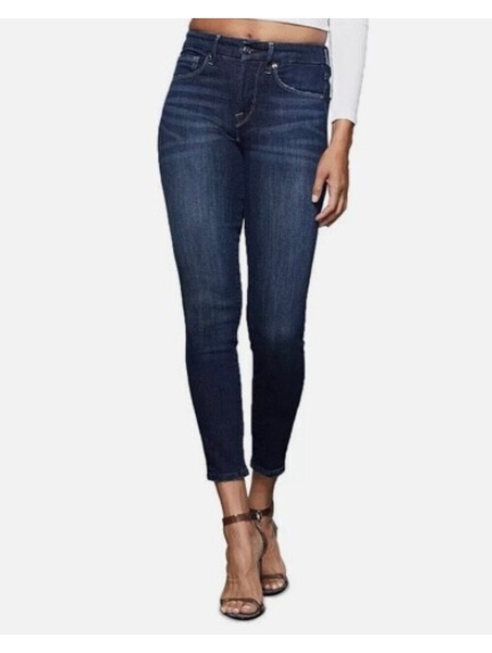 NWOT Good American Good Legs Skinny Crop Always Fit Jeans - Size 6-12